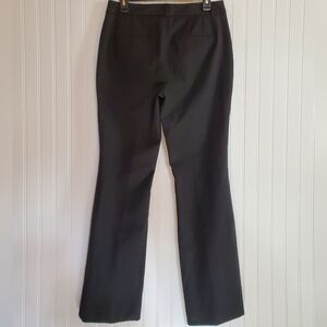 White House Black Market Black Flare Pants Sz 8